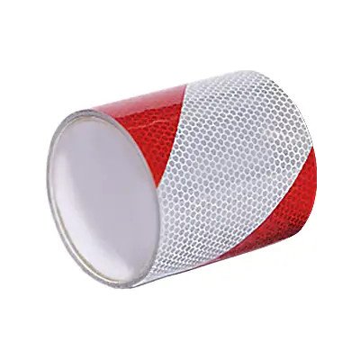 Happy End Vysoce reflexní výstražná páska levá 10 cm x 25 m bílo-červená – Hledejceny.cz