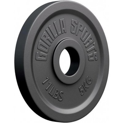 Gorilla Sports Zátěžová deska litina 50/51 mm 5 kg – Hledejceny.cz