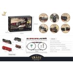 RKToys Retro vláčkodráha s kouřem světlem a zvukem 207 cm – Zboží Dáma