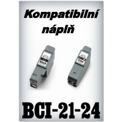 Handsome Canon - Náplň do tiskárny BCI-21BK (BCI-24BK) - black - kompatibilní – Hledejceny.cz