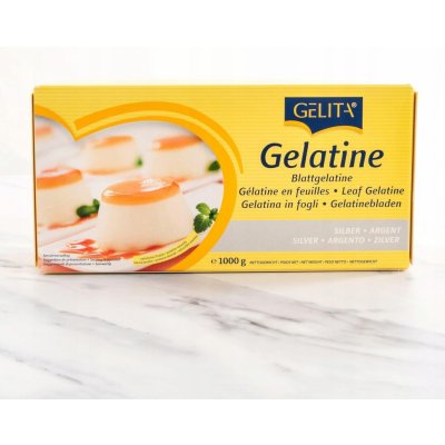 GELITA Želatina Titanium 110 Bloom plátková 1 kg – Zboží Mobilmania