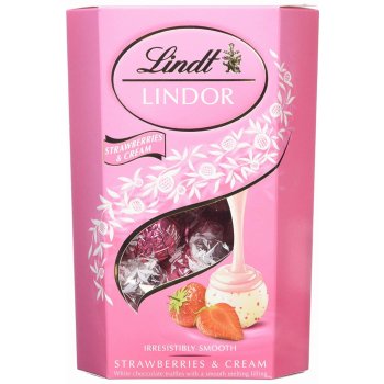 Lindt LINDOR Jahody a Smetana 200 g