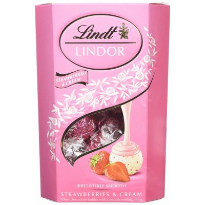 Lindt LINDOR Jahody a Smetana 200 g – Zbozi.Blesk.cz