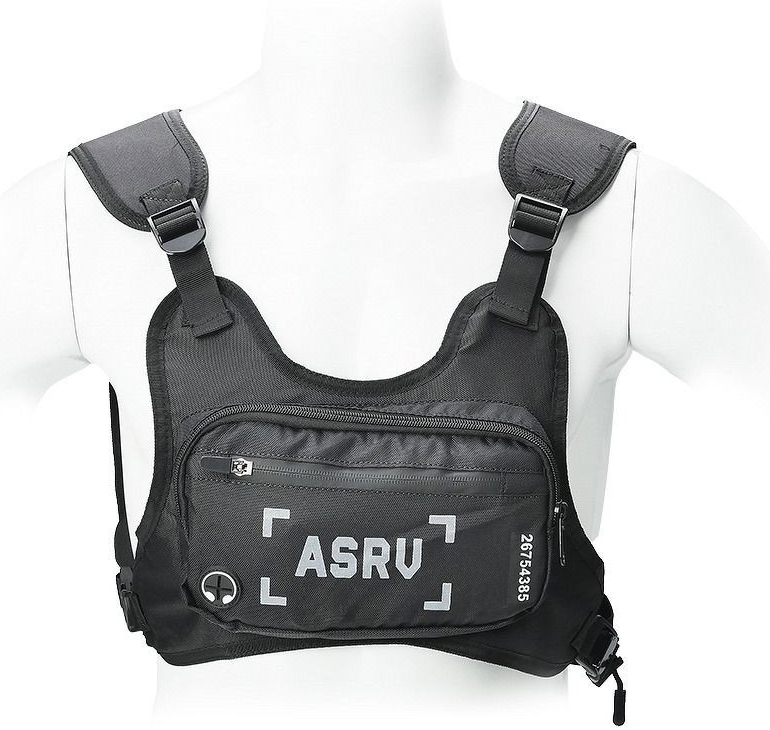 Pouzdro AG PREMIUM SBOCFP Sportovní taška na hrudník pro mobilní telefon a drobnosti, černé