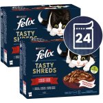 Felix Tasty Shreds mix lahodný výběr ve šťávě 24 x 80 g – Zboží Mobilmania