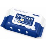 Melluxe Flushable vlhčené splachovatelné ubrousky 40 ks – Hledejceny.cz