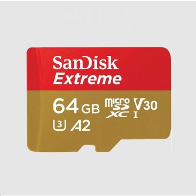 SanDisk microSDXC UHS-I U3 64 GB SDSQXAH-064G-GN6MA – Zboží Živě