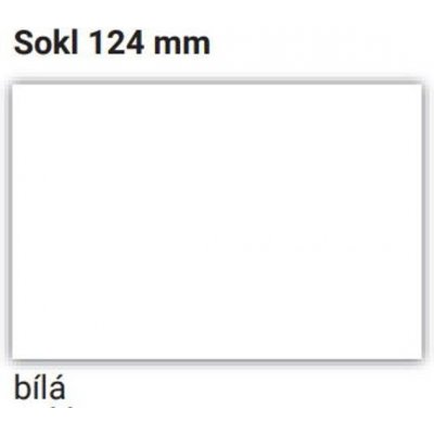 EBS 914342 Roh soklu bílá, 124mm – Zboží Mobilmania