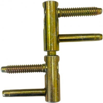 Meesenburg Závěs dveřní nastavitelný - pro dřevěné dveře, průměr 14 mm, žlutý pozink – Hledejceny.cz