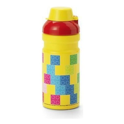 LEGO® Brick láhev na pití - červená/žlutá – Zboží Dáma