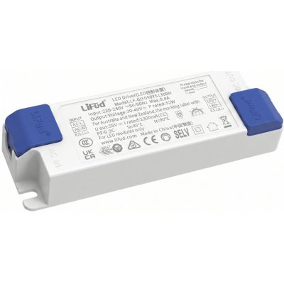 LiFud LED driver 52 W, 1300 mA – Zboží Mobilmania