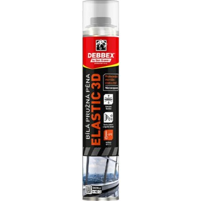 DEN BRAVEN Bílá pružná pěna ELASTIC 3D DEBBEX 750 ml – Sleviste.cz