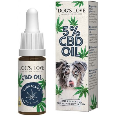 Dog's Love Canna CBD olej 5 % 10 ml – Hledejceny.cz