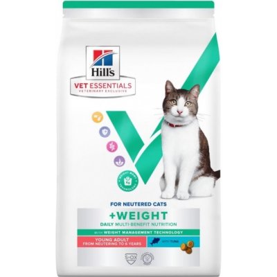 Hill's VetEssentials Feline WEIGHT Adult Young tuna 1,5 kg – Zboží Mobilmania