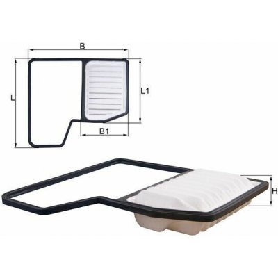 Vzduchový filtr KNECHT LX 5859 – Hledejceny.cz