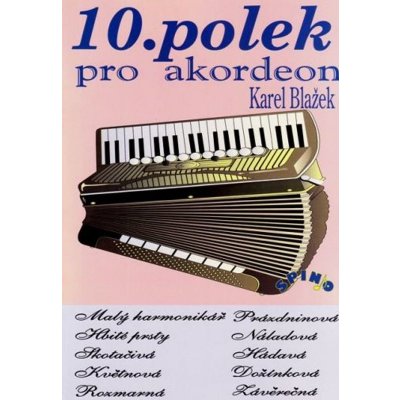 10 polek pro akordeon