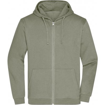 JAMES & NICHOLSON na zip Promo Zip Hoody JN756 Šedá tmavá