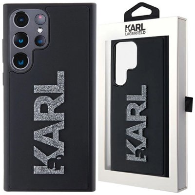 Karl Lagerfeld Samsung Galaxy S24 Ultra černé HC 3D logo glitter KLHCS24L3DMBKCK – Zboží Živě