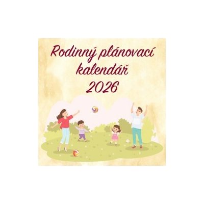 Rodinný plánovací nástěnný 2026 – Zboží Dáma