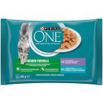 Purina ONE Indoor Formula tuňák telecí 4 x 85 g – Zbozi.Blesk.cz