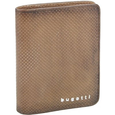 Bugatti Kožené pouzdro na kreditní karty se zipovou přihrádkou PERFO 49397302 hnědé – Hledejceny.cz