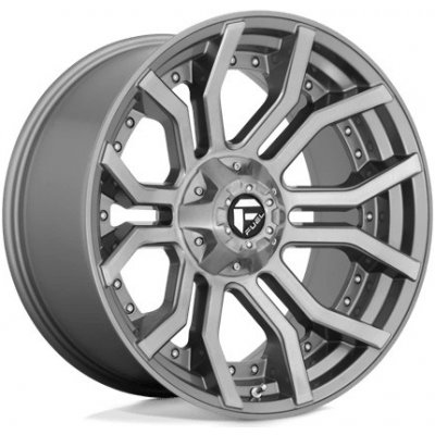 Fuel D713 RAGE PLATINUM 12x24 6x135 ET44 brushed gunmetal tinted clear | Zboží Auto
