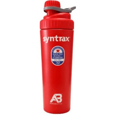 Syntrax Láhev Aerobottle Nerezová 900 ml - červená – Hledejceny.cz