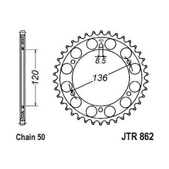 JT Sprockets JTR 862-45