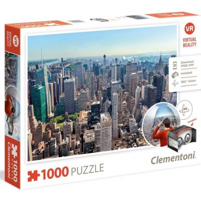 Clementoni Virtual Reality New York 1000 dílků – Zboží Mobilmania