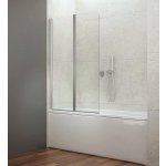 Sapho WILA vanová zástěna 90x140cm skládací, chrom, čiré sklo ( AQ5742 ) – Zboží Dáma