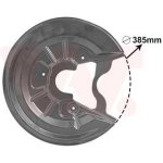 Ochranný plech proti rozstřikování, brzdový kotouč VAN WEZEL 7623373 – Hledejceny.cz