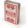 Hrací karty - poker Texas PC PEEK červené