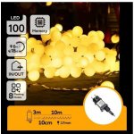 Aigostar LED Ven. dekorační řetěz 100xLED/3,6W/230V/8 funkcí 10m IP44 tep bílá B103031RL – Hledejceny.cz