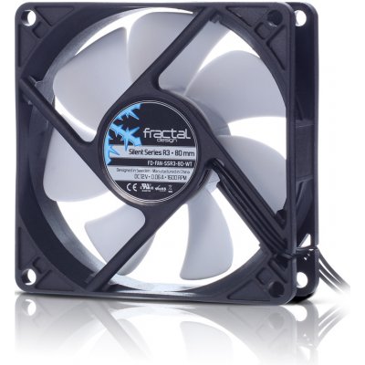 Fractal Design Silent Series R3 80mm FD-FAN-SSR3-80-WT – Zboží Mobilmania