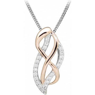 Silver Cat Elegantní bicolor se zirkony SC433 – Zboží Mobilmania