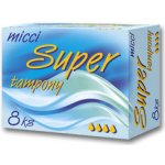 Micci menstruační tampony Super 8 ks – Zboží Dáma