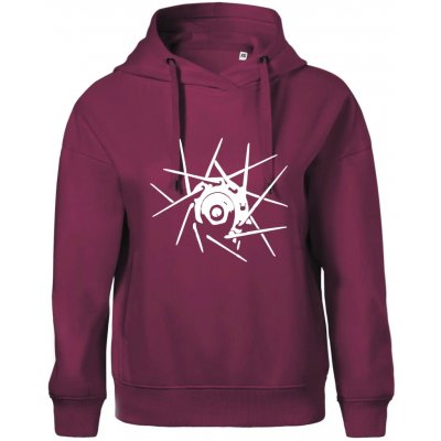 Cyclo výplet Oversized mikina dámská Moon kratší + širší Fuchsiová – Hledejceny.cz