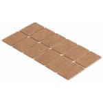 Walteco Filcové podložky 35x55mm, samolepící, hnědé, 12 ks , 85044 – Hledejceny.cz