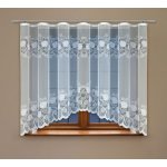 Dekorační žakárová záclona s řasící páskou BRIAN 140 bílá 300x140 cm MyBestHome – Hledejceny.cz