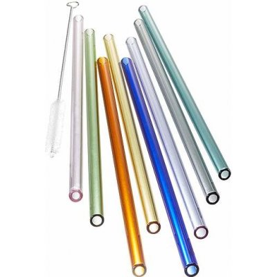 Gefu Future barevná brčka 2 cm 8 + 1 – Zboží Dáma