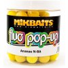 Návnada a nástraha Mikbaits plovoucí Fluoro boilies Ananas N-BA 250ml 14mm