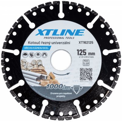 XTline Kotouč univerzální na dřevo,kámen,ocel 115mm XT162115 – Zboží Dáma