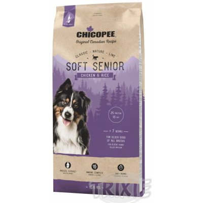 Chicopee Classic Nature Soft senior Chicken & Rice 15 kg – Hledejceny.cz