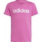 adidas LINEAR LOGO TEE Dívčí triko růžová – Zboží Dáma