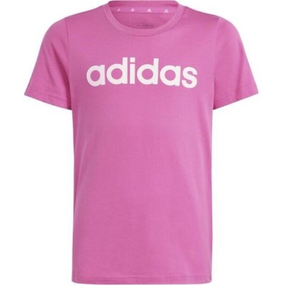adidas LINEAR LOGO TEE Dívčí triko růžová – Zboží Dáma