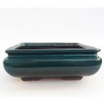 E-bonsai keramická bonsai miska 15,5 x 15,5 x 6 cm zelená – Zboží Dáma