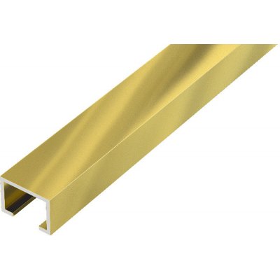 Acara listela úzká rovná elox zlato DL1 20 mm 2,5 m