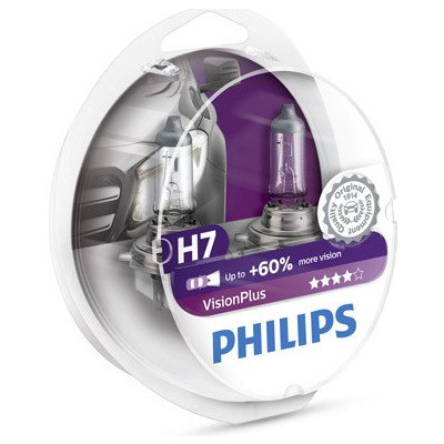 PHILIPS VisionPlus 12972VPS2 H7 PX26d 12V 55W 2ks – Zbozi.Blesk.cz