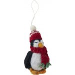 Klippan Švédsko Plstěná dekorace Penguine tučňák 12 cm – Hledejceny.cz