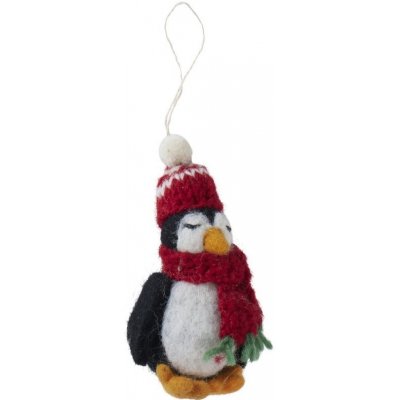 Klippan Švédsko Plstěná dekorace Penguine tučňák 12 cm – Hledejceny.cz